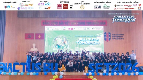 Hội thảo Skills For Tomorrow tại Trường Đại học Ngân Hàng TPHCM