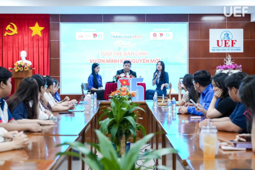 95 năm thành lập Đoàn TNCS Hồ Chí Minh: ThS. Võ Thị Mỹ Duyên lan tỏa thông điệp “bản lĩnh - vươn mình” đến sinh viên UEF